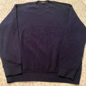 Talentless waffle knit crewneck sweatshirt vintage navy size large
